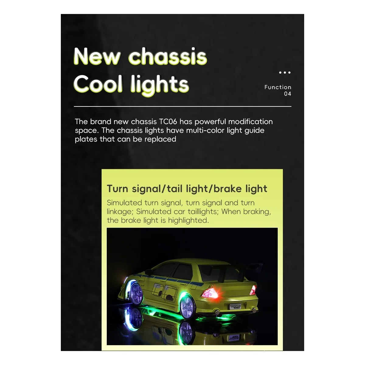 Micro Sport Jaune C76 Limited Edition 1/76 RTR Turbo Racing Turbo Racing TB-C76-LE - 7