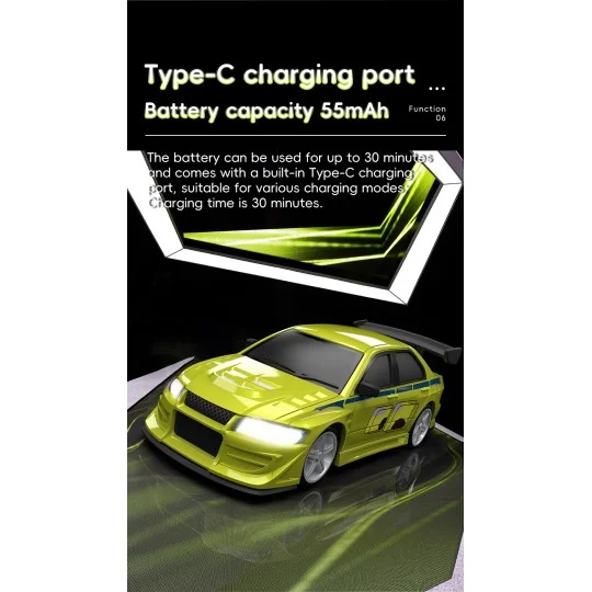 TB-C76-LE-Micro Sport Jaune C76 Limited Edition 1/76 RTR Turbo Racing