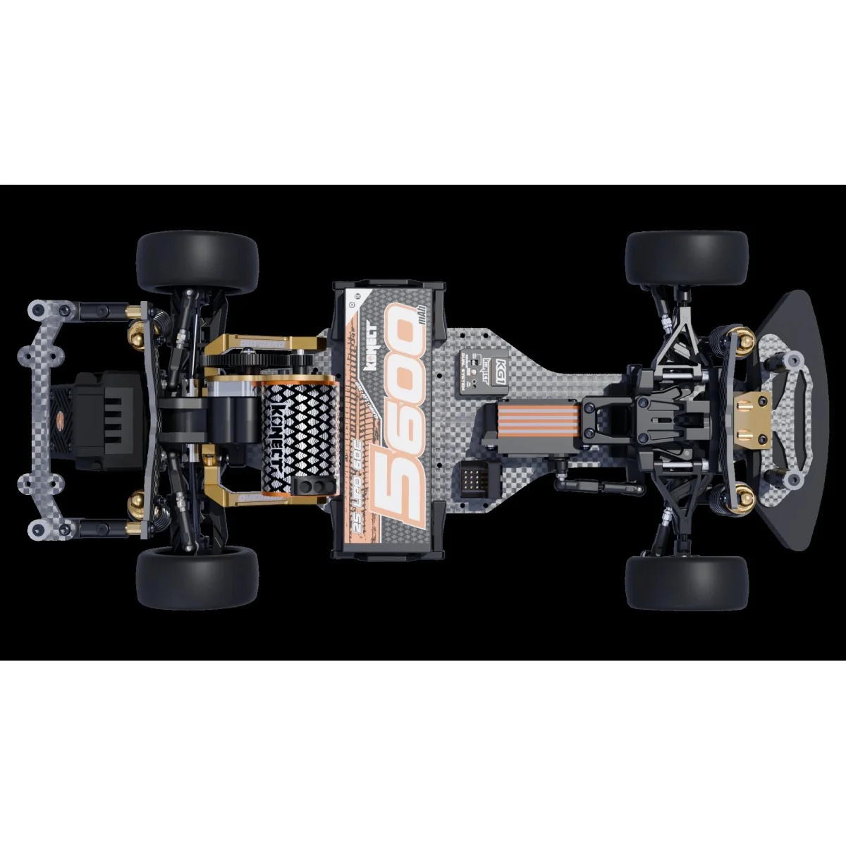 Voiture piste Drift OVER-D10 Combo + Carrosserie S15 1/10 KIT HobbyTech Hobbytech 8.OVER-D10.COMBS15 - 15