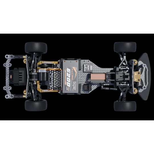 8.OVER-D10.COMBS15-Drift Track Car OVER-D10 Combo + S15 Body 1/10 KIT HobbyTech