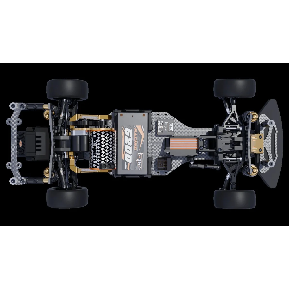 Voiture piste Drift OVER-D10 Combo + Carrosserie S15 1/10 KIT HobbyTech Hobbytech 8.OVER-D10.COMBS15 - 16