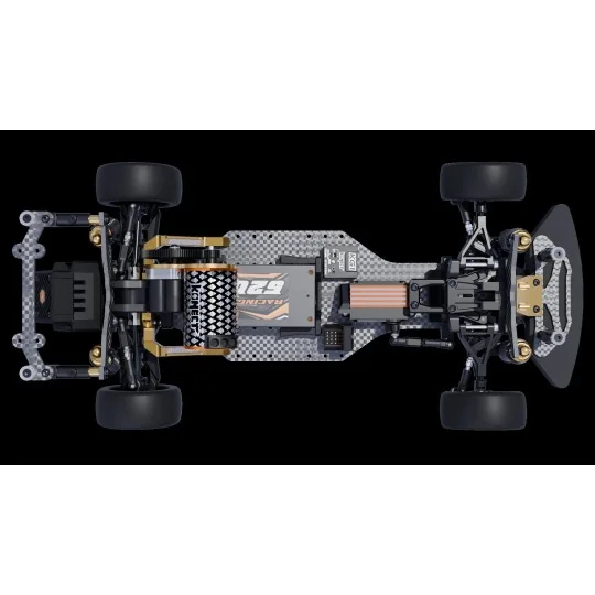 8.OVER-D10.COMBS15-Drift Track Car OVER-D10 Combo + S15 Body 1/10 KIT HobbyTech