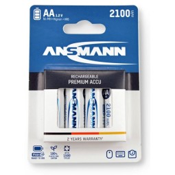 Accus R6 AA NiMh 2100mAh (4) Ansmann Ansmann Racing 5015563 - 1