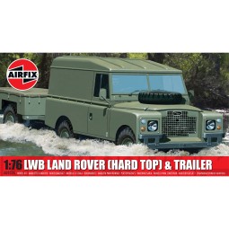 LWB Land Rover (Hard Top) & Trailer 1/76 Airfix Airfix A02324 - 1