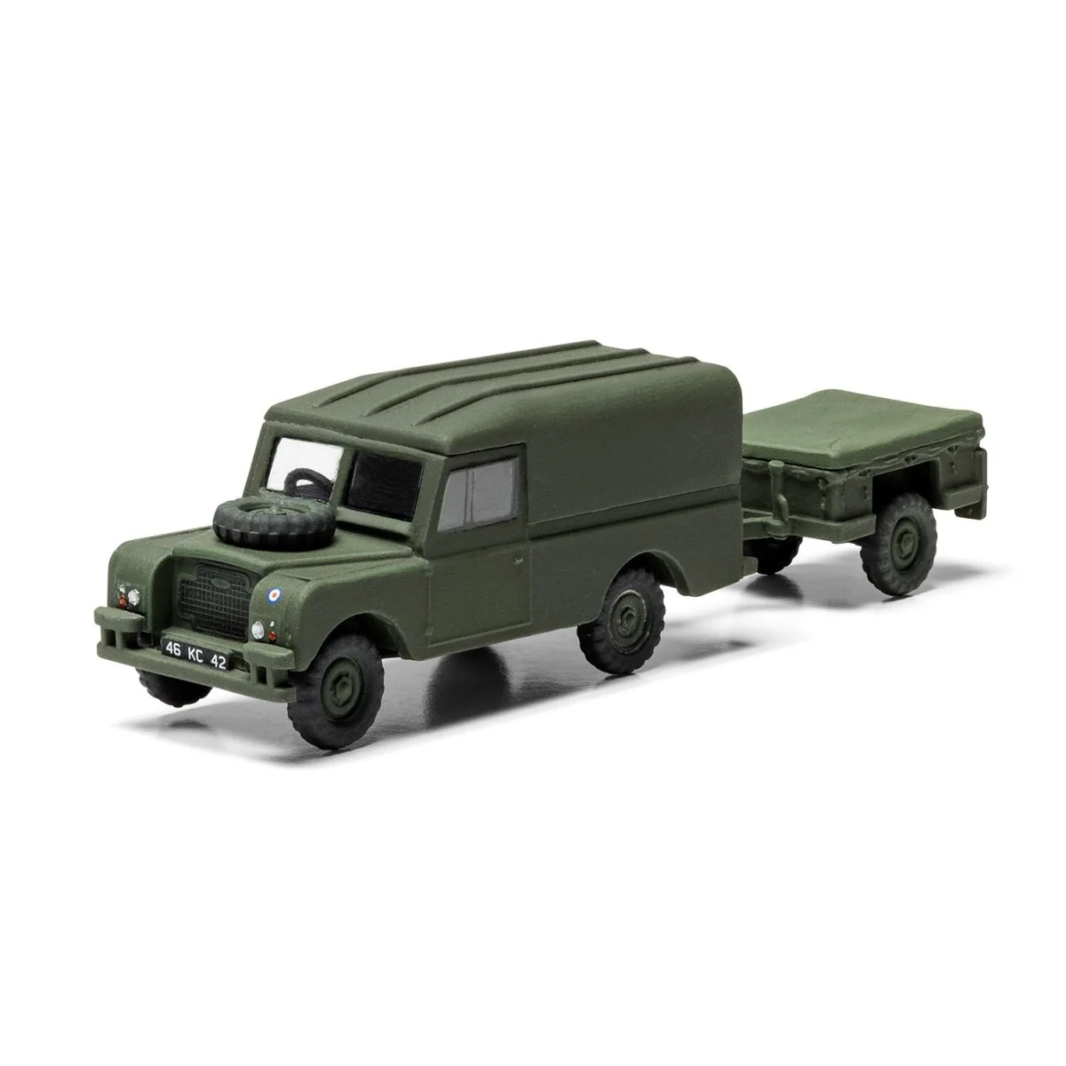 LWB Land Rover (Hard Top) & Trailer 1/76 Airfix Airfix A02324 - 2