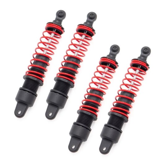FTK-21131-Complete original shock absorber kit Red (x4) Funtek SBX