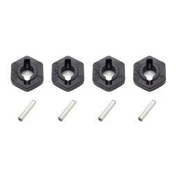 Hexagones + clavettes de roues (x4) Funtek SBX Funtek FTK-21101 - 1