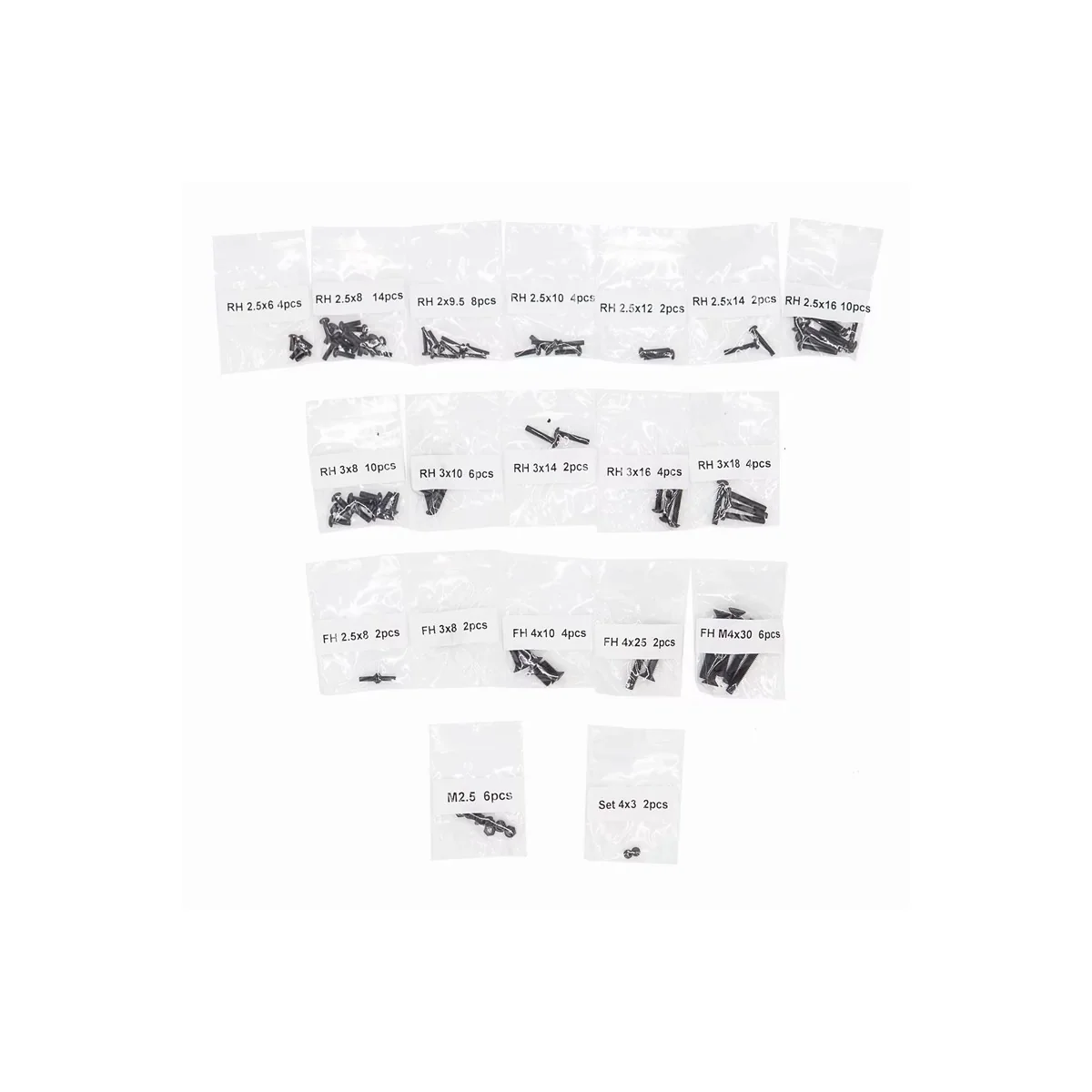 Funtek SBX Complete Screw Kit Funtek FTK-21105 - 1