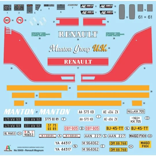 I3969-Renault AE500 Magnum truck 1/24 Italeri