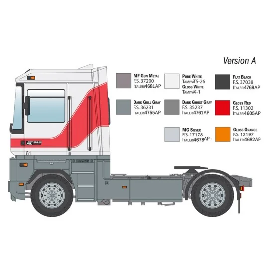 I3969-Camion Renault AE500 Magnum 1/24 Italeri