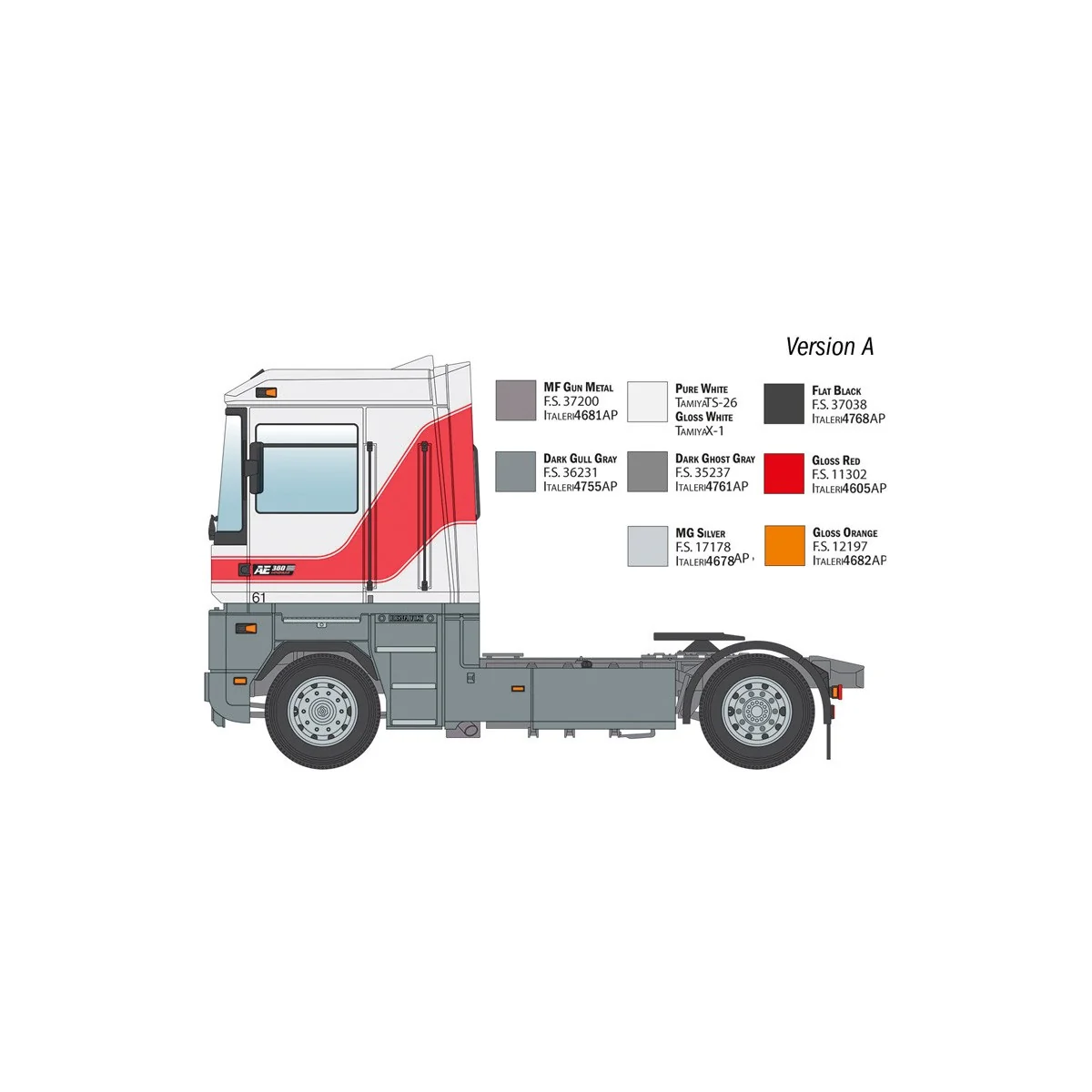 Renault AE500 Magnum truck 1/24 Italeri Italeri I3969 - 4