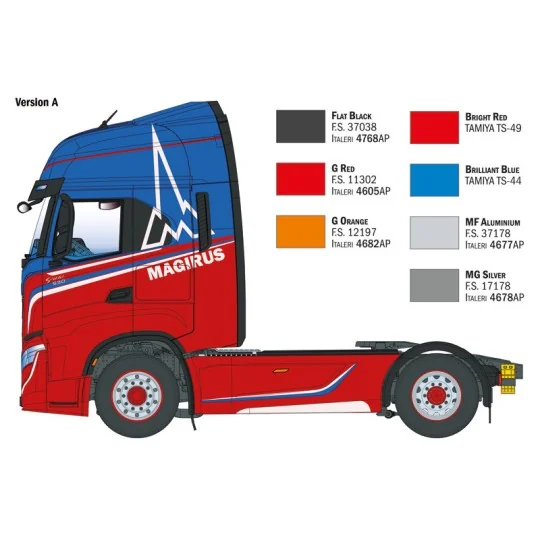 IVECO S-Way truck 1/24 Italeri Italeri I3963 - 4 I3963-IVECO S-Way truck 1/24 Italeri - I3963