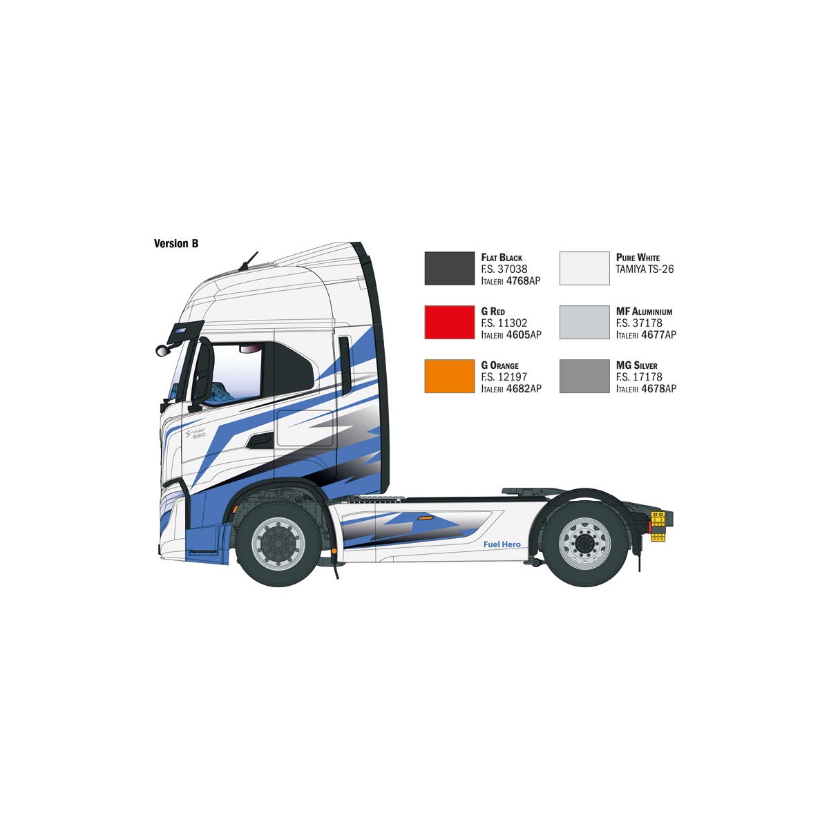 IVECO S-Way truck 1/24 Italeri Italeri I3963 - 5 IVECO S-Way truck 1/24 Italeri Italeri I3963 - 5