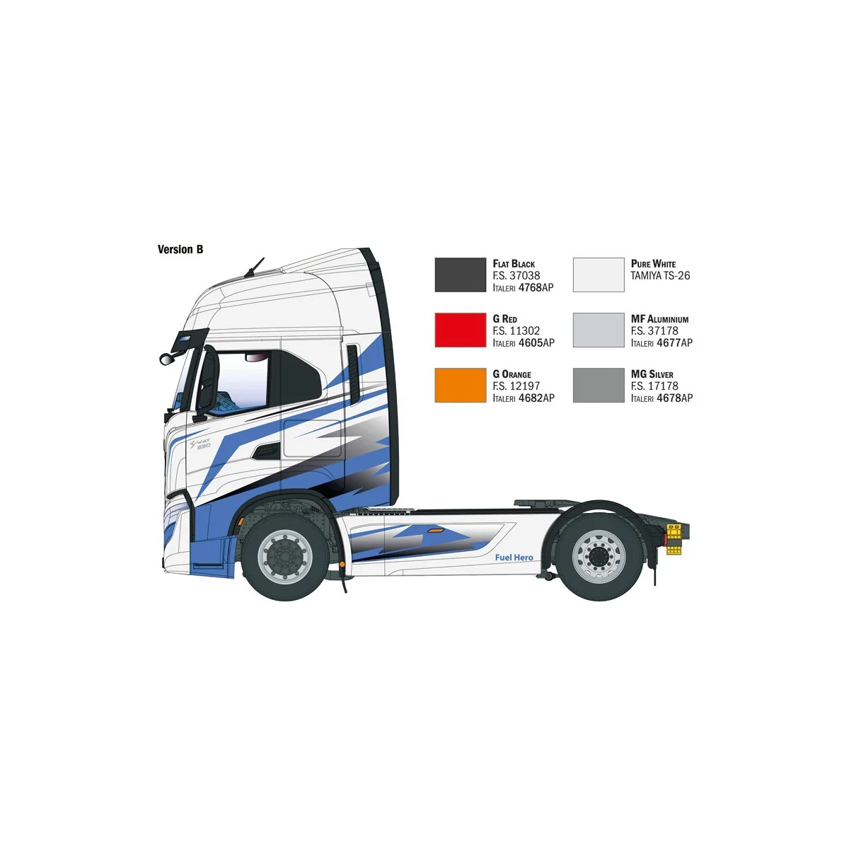 IVECO S-Way truck 1/24 Italeri Italeri I3963 - 5 IVECO S-Way truck 1/24 Italeri Italeri I3963 - 5