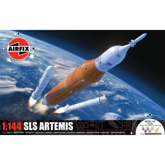 A50202-SLS Artemis Rocket 1/144 Airfix + glue and paints - A50202