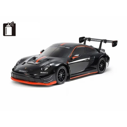 Porsche 911 GT3 R (992), painted body TT-02 Tamiya Kit Tamiya 47512 - 1 47512-Porsche 911 GT3 R (992), painted body TT-02 Tamiya Kit - 47512
