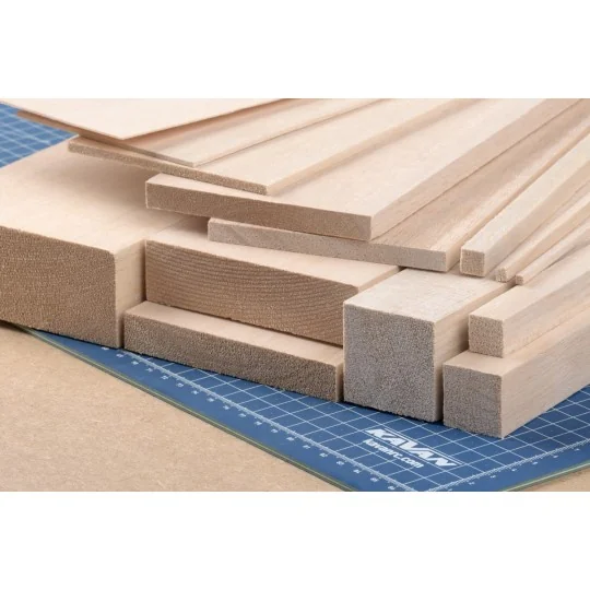 KAV60.1310410-Baguette Balsa 4x10x1000mm