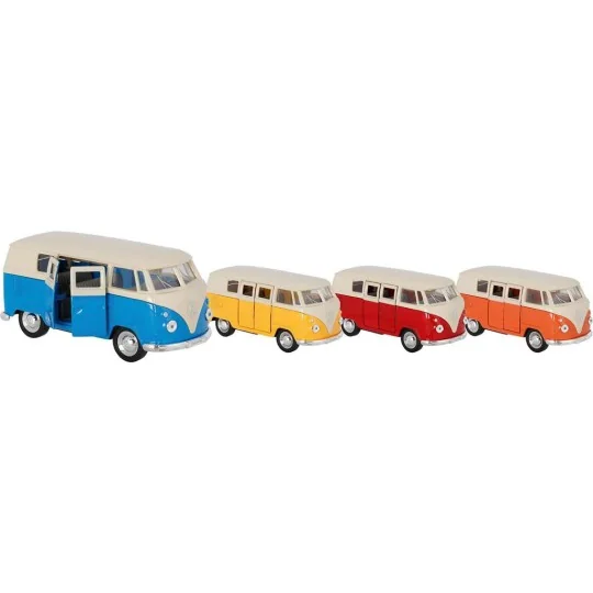 Miniature Diecast Volkswagen Combi Microbus 1/37 Welly PF976 - 1 PF976-Miniature Diecast Volkswagen Combi Microbus 1/37 Welly - PF976