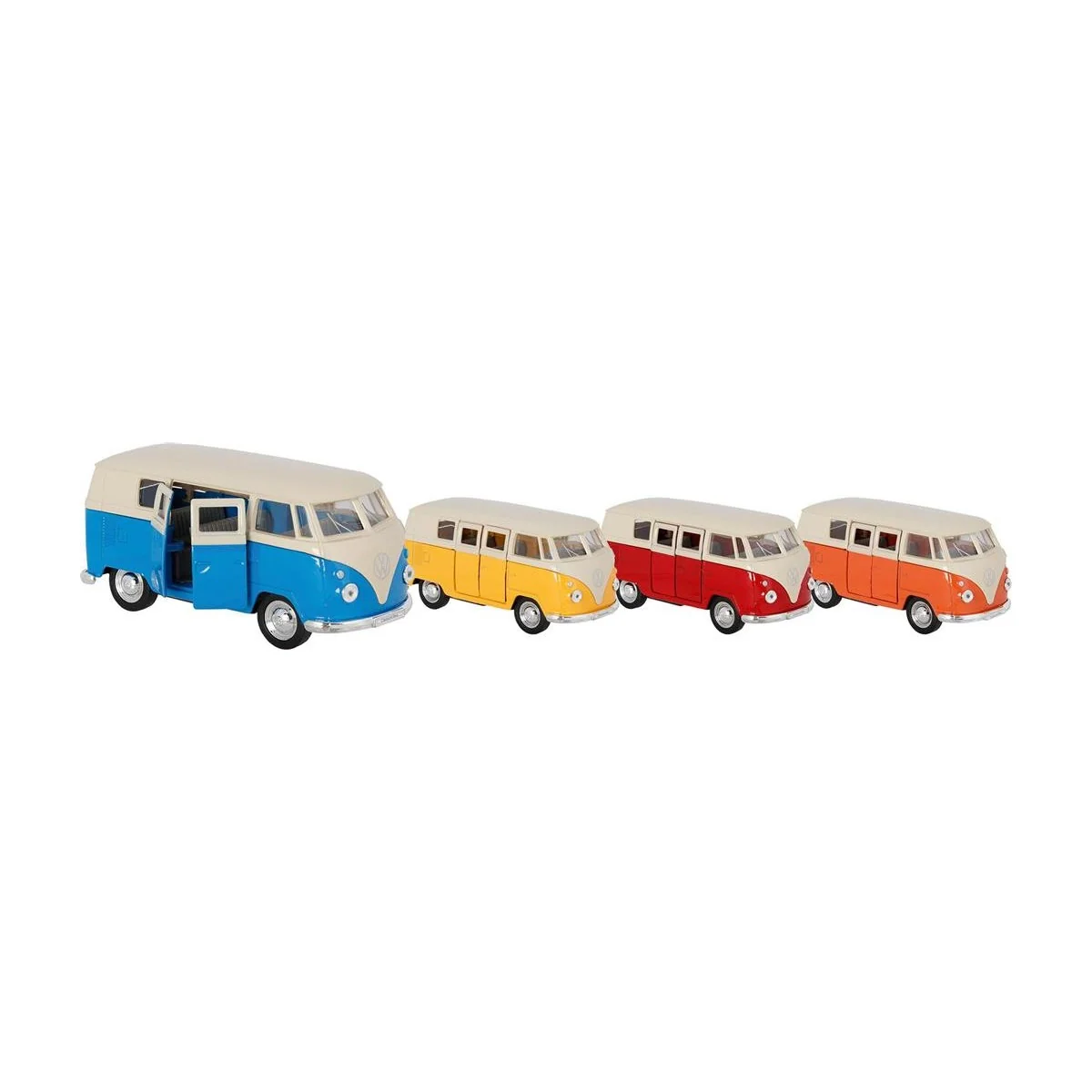Miniature Diecast Volkswagen Combi Microbus 1/37 Welly PF976 - 1