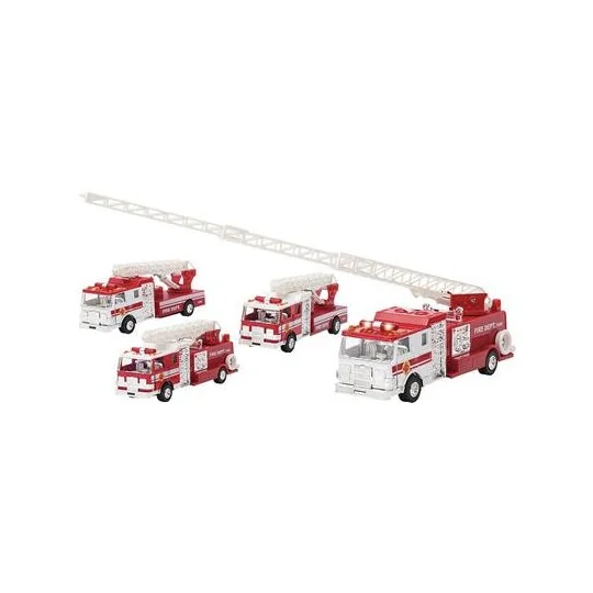 12115-Miniature Diecast Fire Truck 18cm - 12115