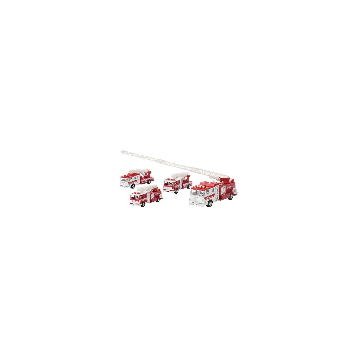 Miniature Diecast Camion de pompiers 18cm 12115 - 1