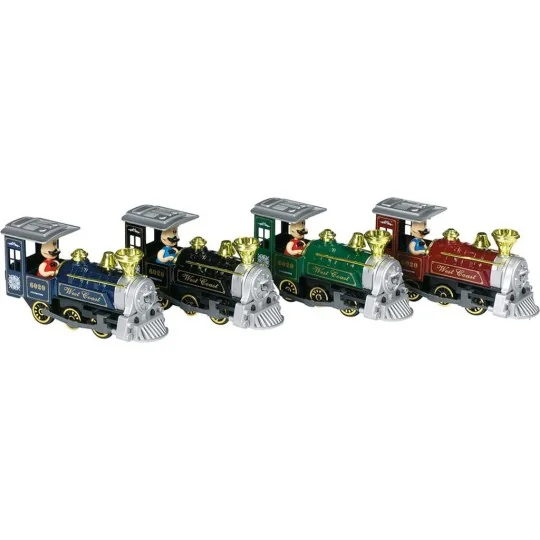 Miniature Diecast Steam Locomotive 15cm 12104 - 1 12104-Miniature Diecast Steam Locomotive 15cm - 12104