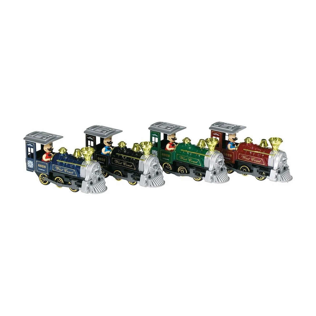 Miniature Diecast Locomotive type vapeur 15cm 12104 - 1