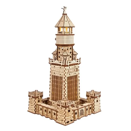UG-70254-Phare d’Alexandrie Puzzle 3D bois UGEARS - UG-70254