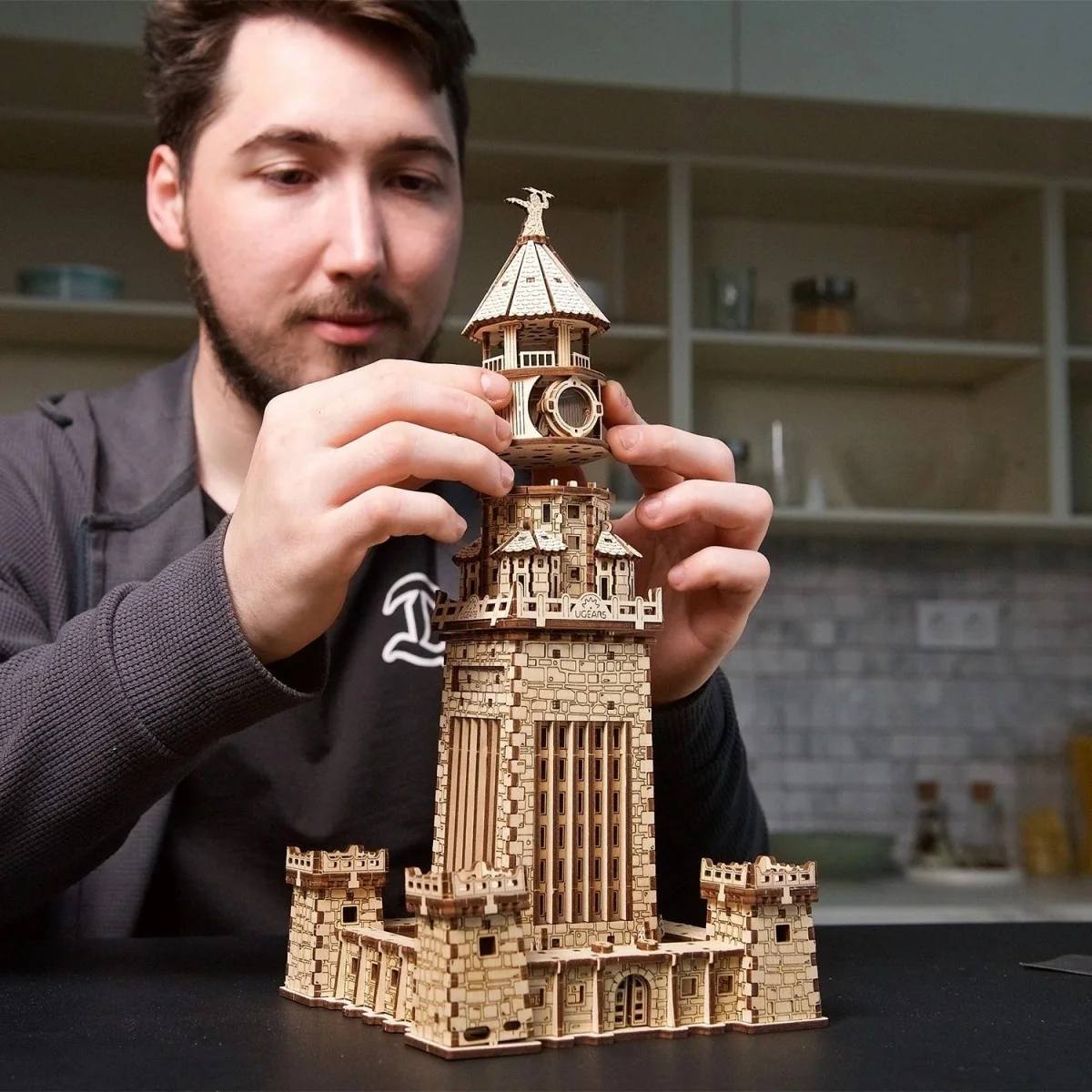 Lighthouse of Alexandria 3D wooden puzzle UGEARS UGEARS UG-70254 - 6 Lighthouse of Alexandria 3D wooden puzzle UGEARS UGEARS UG-70254 - 6