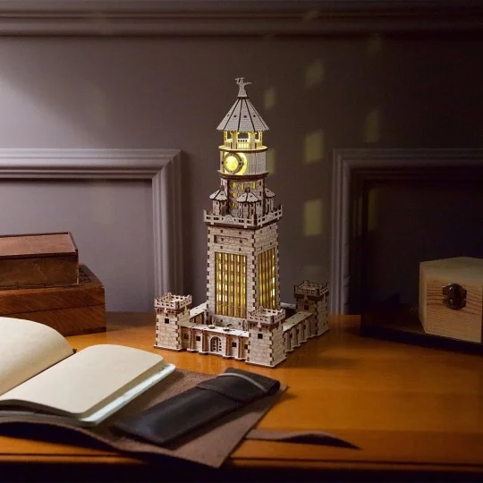 UG-70254-Lighthouse of Alexandria 3D wooden puzzle UGEARS