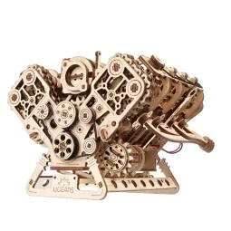 V8 Engine 3D Wooden Puzzle UGEARS UGEARS UG-70264 - 1