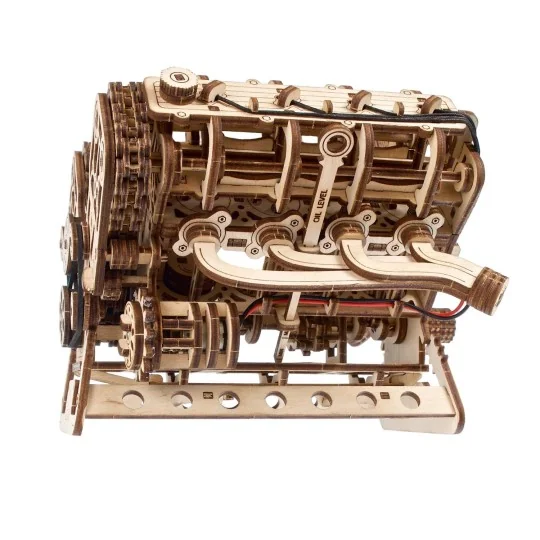 UG-70264-Moteur V8 Puzzle 3D bois UGEARS