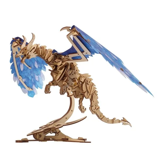 Dragon Tempête Puzzle 3D bois UGEARS UGEARS UG-70151 - 1 UG-70151-Dragon Tempête Puzzle 3D bois UGEARS - UG-70151