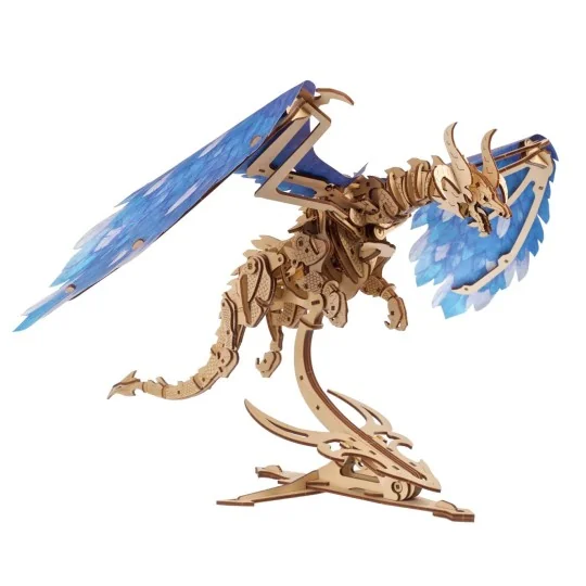 Dragon Tempête Puzzle 3D bois UGEARS UGEARS UG-70151 - 2 UG-70151-Dragon Tempête Puzzle 3D bois UGEARS - UG-70151