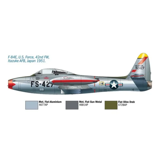 I1321-F-84G Thunderjet aircraft 1/72 Italeri - I1321