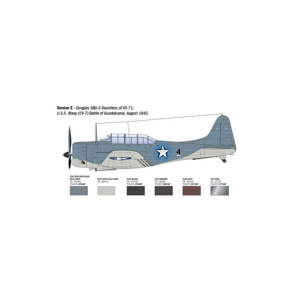 Avion SBD-3 Dauntless 1/48 Italeri Italeri I2841 - 9 Avion SBD-3 Dauntless 1/48 Italeri Italeri I2841 - 9