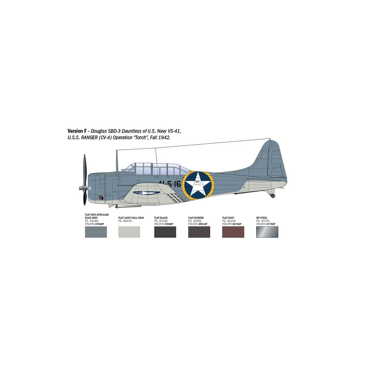 Avion SBD-3 Dauntless 1/48 Italeri Italeri I2841 - 10 Avion SBD-3 Dauntless 1/48 Italeri Italeri I2841 - 10
