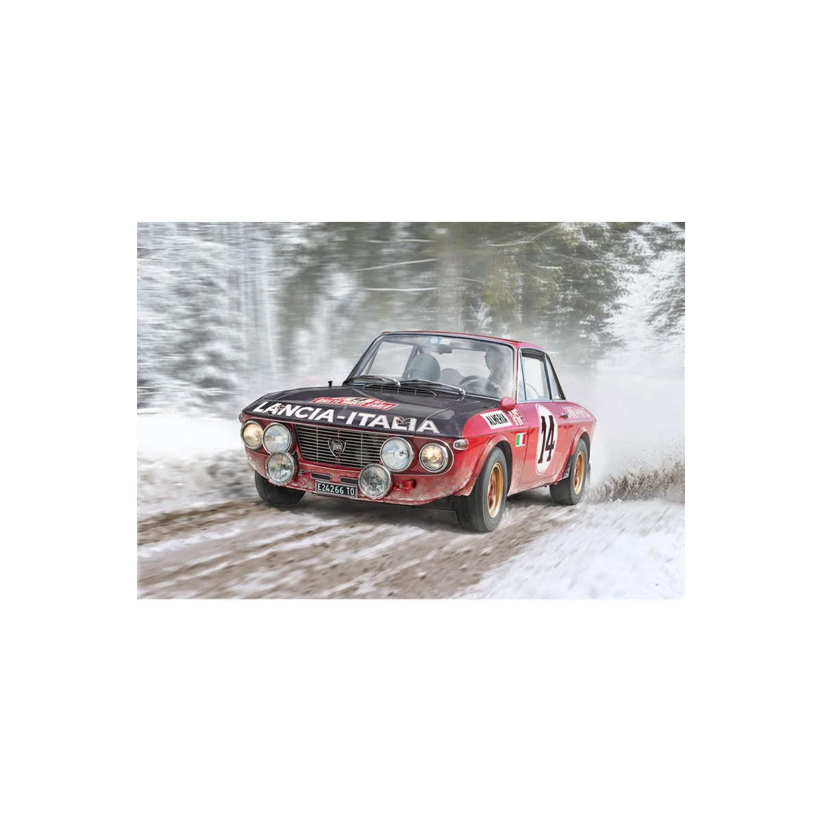 Lancia Fulvia HF Rally M.Carlo 1972 1/24 Italeri Italeri I3670 - 1 Lancia Fulvia HF Rally M.Carlo 1972 1/24 Italeri Italeri I3670 - 1