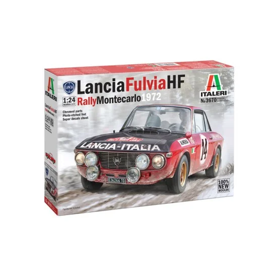 I3670-Lancia Fulvia HF Rally M.Carlo 1972 1/24 Italeri