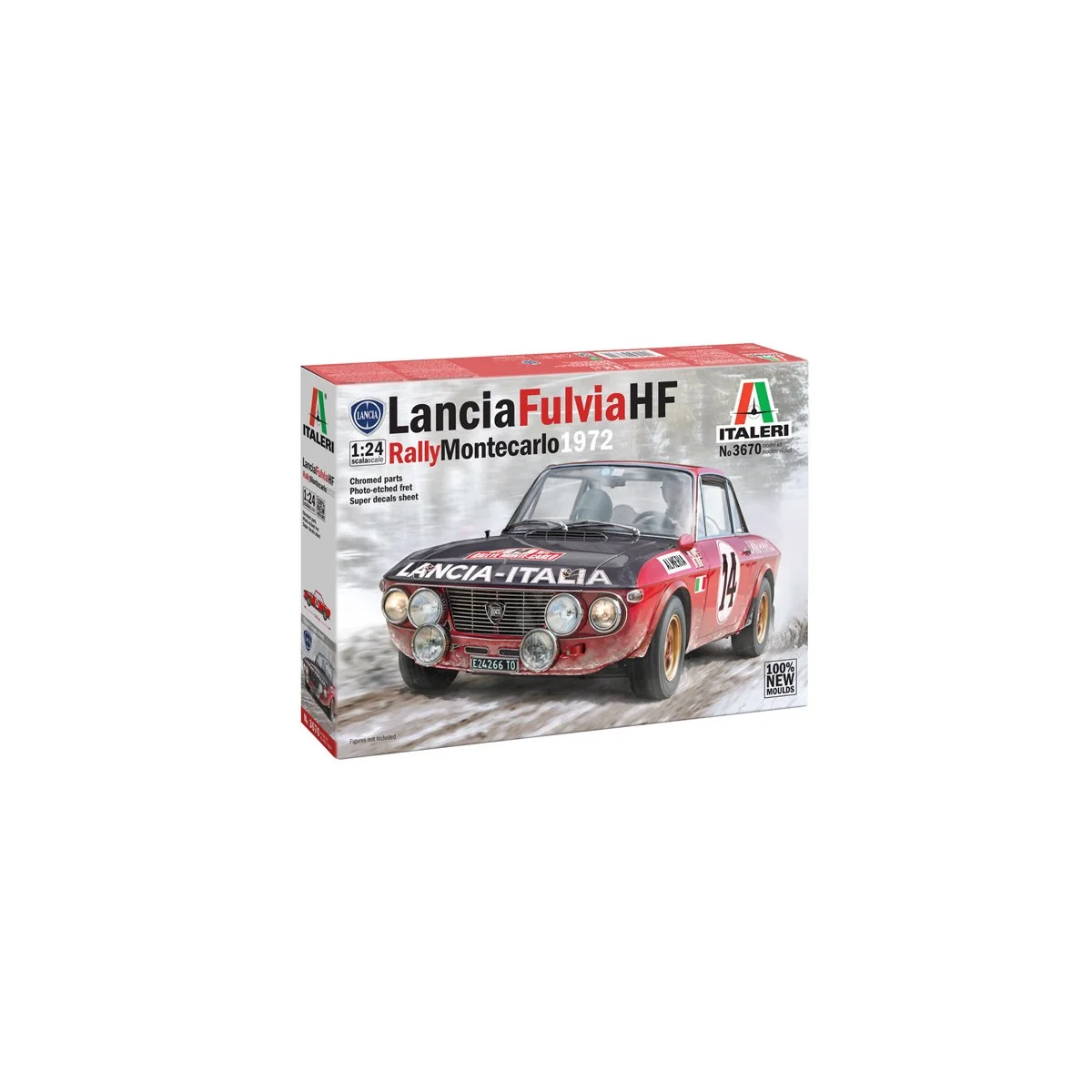 Lancia Fulvia HF Rally M.Carlo 1972 1/24 Italeri Italeri I3670 - 2 Lancia Fulvia HF Rally M.Carlo 1972 1/24 Italeri Italeri I3670 - 2