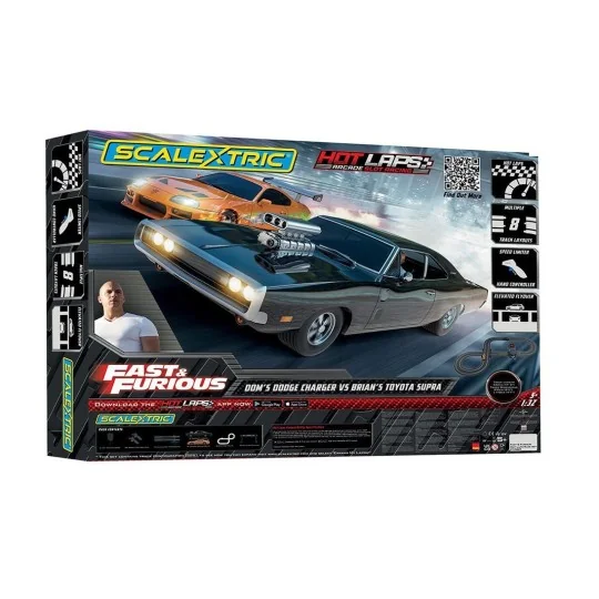Circuit slot Fast and Furious Hot Laps 1/32 Scalextric Scalextric C1458P - 1 C1458P-Circuit slot Fast and Furious Hot Laps 1/32 Scalextric - C1458P