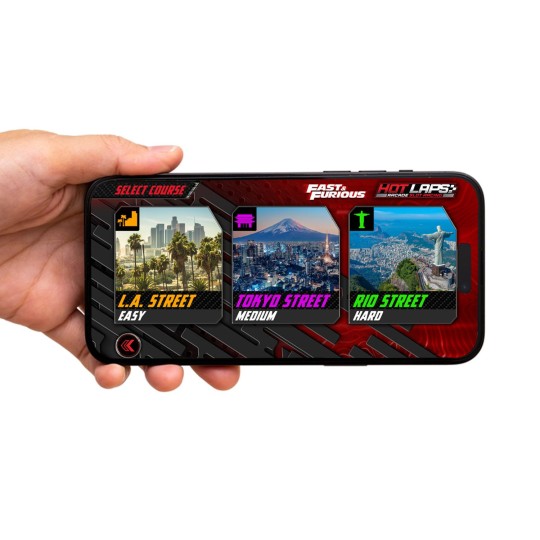 C1458P-Circuit slot Fast and Furious Hot Laps 1/32 Scalextric