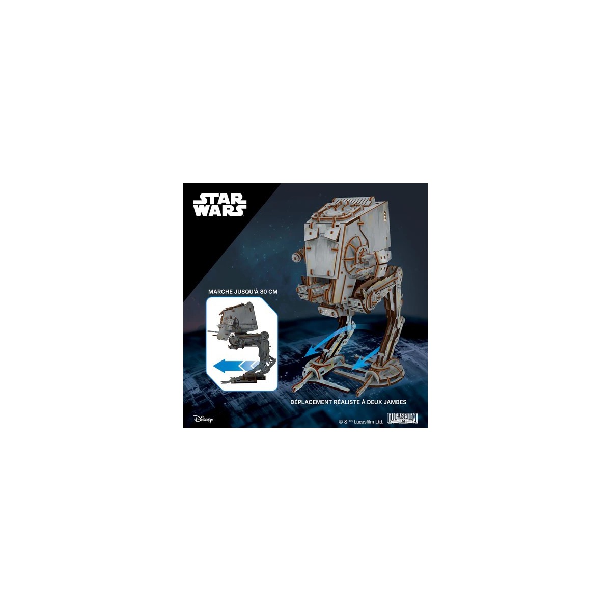 AT-ST Walker Star Wars Puzzle 3D bois UGEARS UGEARS UG-70268 - 11
