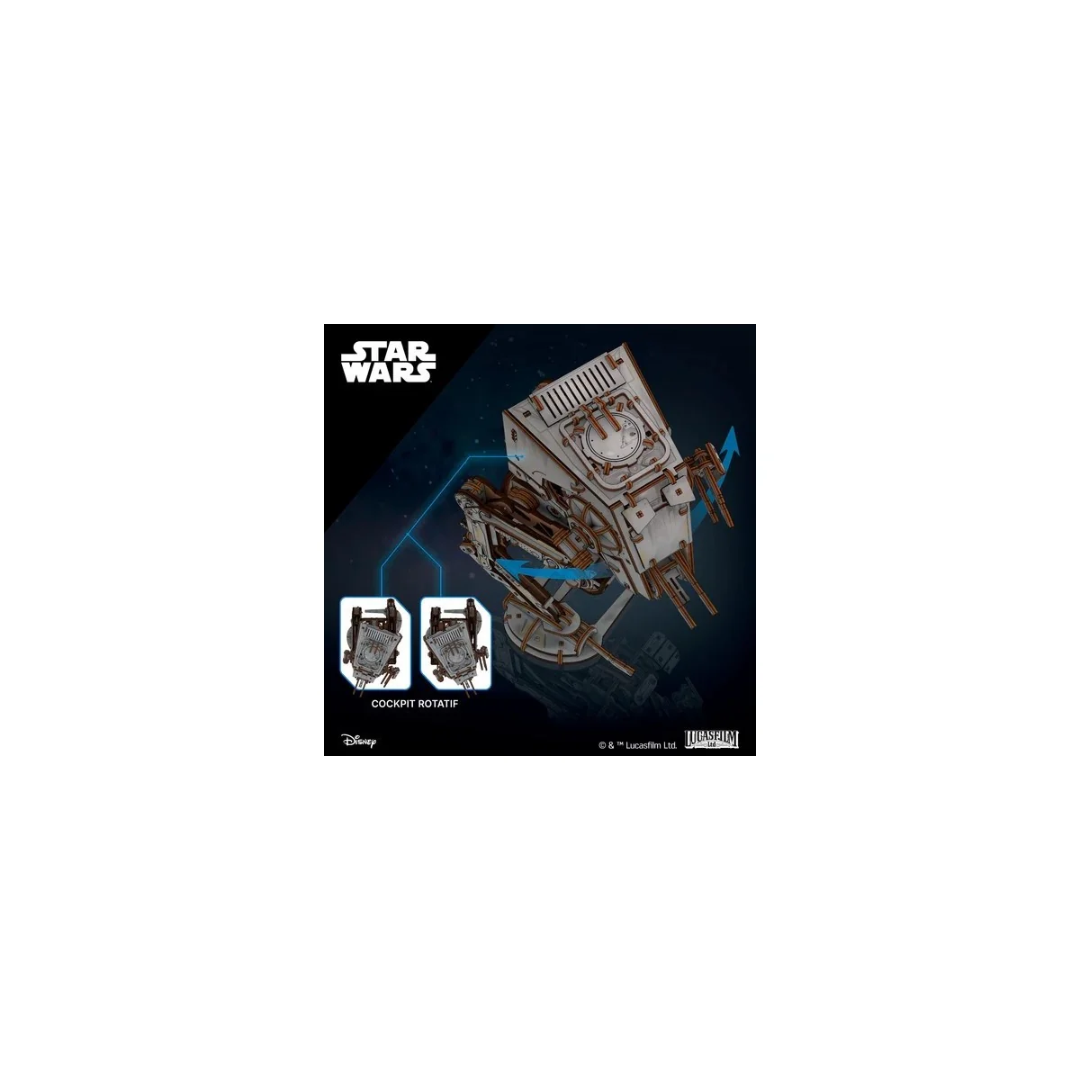 AT-ST Walker 3D Wooden Puzzle UGEARS UGEARS UG-70268 - 13
