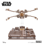Luke Skywalker's X-Wing Star Wars 3D Wooden Puzzle UGEARS UGEARS UG-70269 - 2 UG-70269-Luke Skywalker's X-Wing Star Wars 3D Wooden Puzzle UGEARS - UG-70269