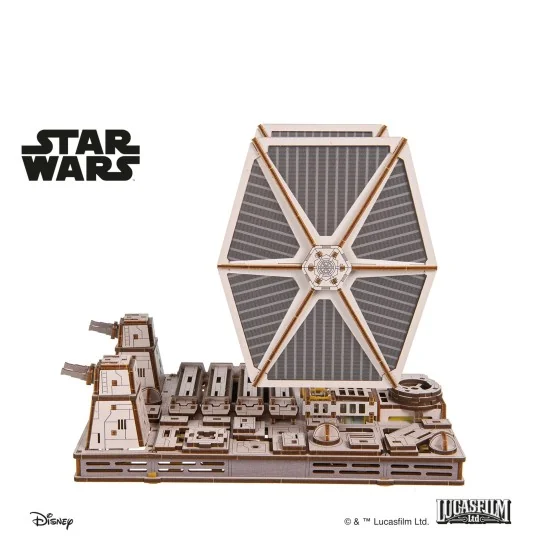 TIE Fighter 3D Wooden Puzzle UGEARS UGEARS UG-70270 - 2 UG-70270-Star Wars TIE Fighter 3D Wooden Puzzle UGEARS - UG-70270