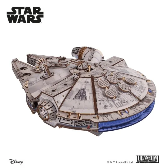 UG-70271-Millennium Falcon Star Wars 3D wooden puzzle UGEARS - UG-70271