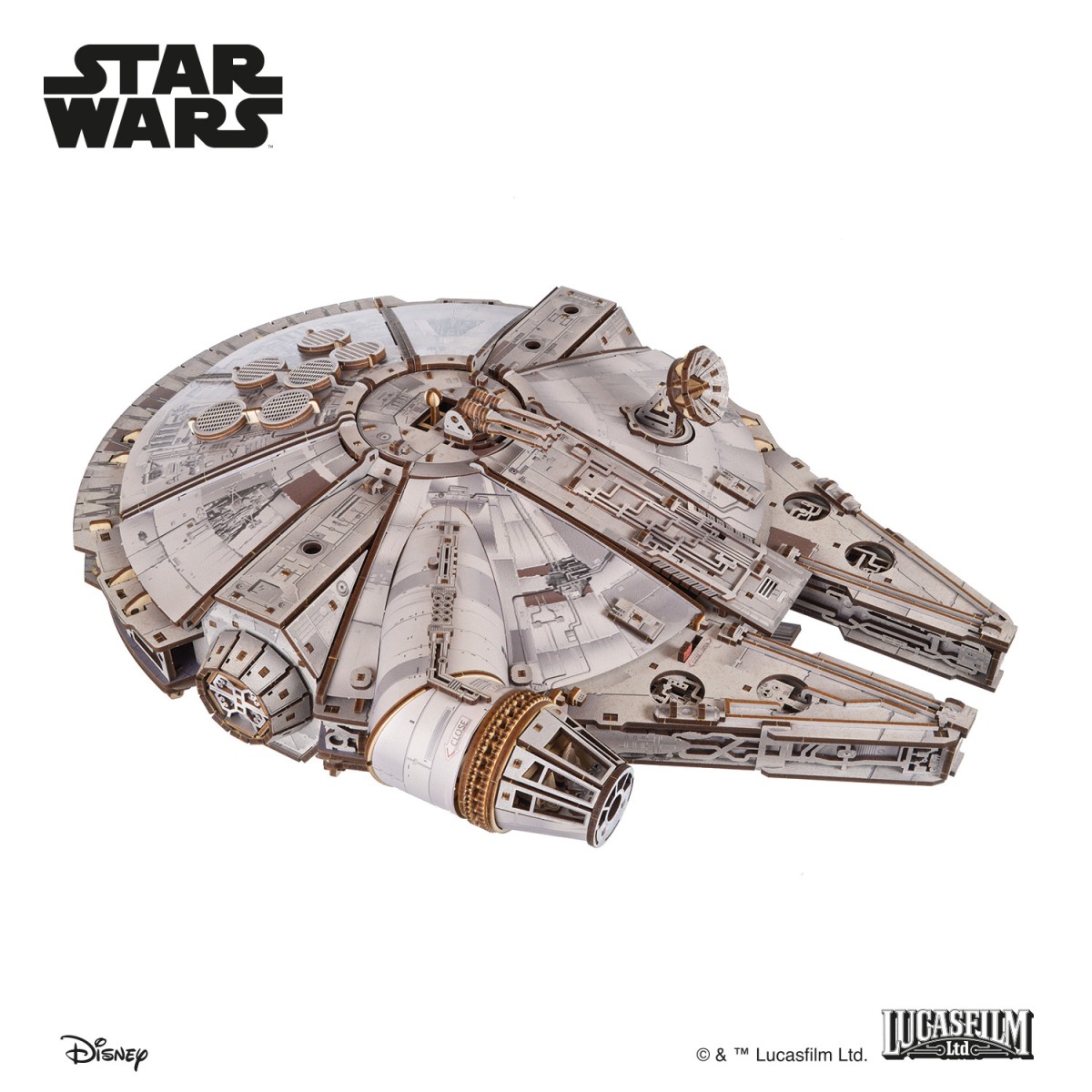 Millennium Falcon 3D wooden puzzle UGEARS UGEARS UG-70271 - 3