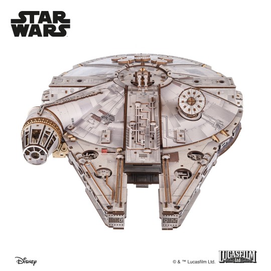 UG-70271-Faucon Millenium Star Wars Puzzle 3D bois UGEARS