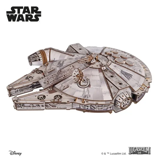 UG-70271-Millennium Falcon Star Wars 3D wooden puzzle UGEARS - UG-70271